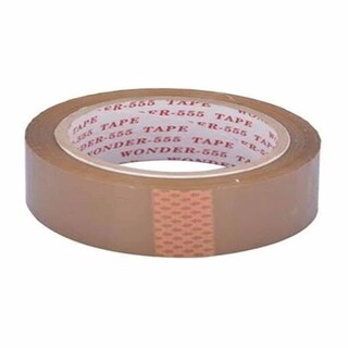 Wonder 555 Cello Tape 1 Inch Brown