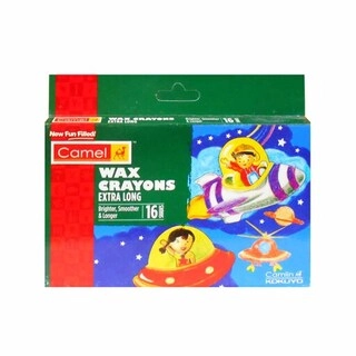 Camel Wax Crayons 16 Shades Extra Long 4522549