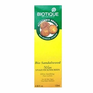 Sun Shield Sandalwood 50+Spf Sunscreen Lotion 120Ml