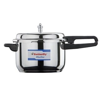 Butterfly Pressure Cooker Stainless Steel Blue Line