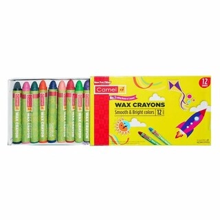 Camel Wax Crayons 12 Shades 4521546
