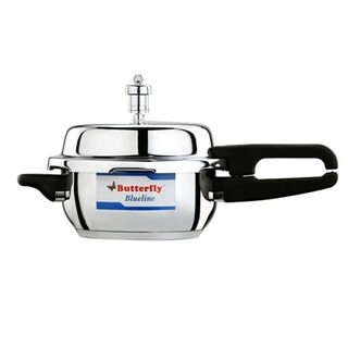 Butterfly Pressure Cooker Stainless Steel Blue Line