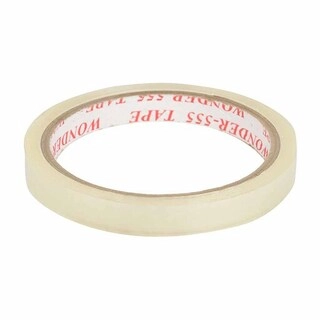 Wonder 555 Cello Tape Half Inch Transparent