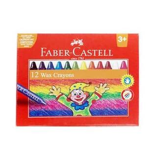 Faber Castell Wax Crayons 12 Regular 120043