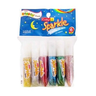 Camlin Glitter Sparkle 6 Shades 3304639