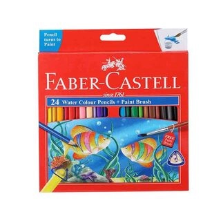 Faber Castell Water Colour Pencil 24 174mm 115524