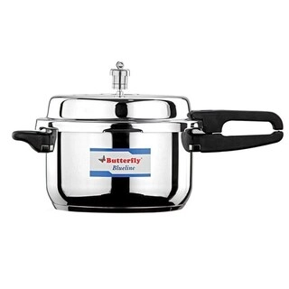 Butterfly Pressure Cooker Stainless Steel Blue Line