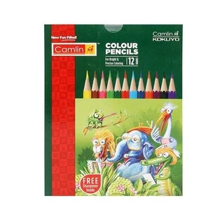 Camlin Colour Pencils 12 Shades 85mm 4193588