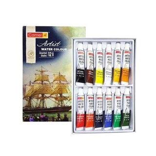 Camel Artists Water Colours 12Shades 5Ml Tubes 1304731
