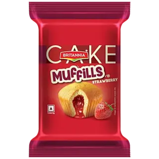 Britannia Cake Strawberry Muffinns