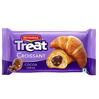 Britannia Treat Croissant Cocoa Creme Roll