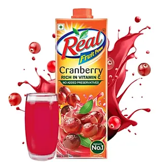 Real Fruit Power Cranberry Fruit Juice