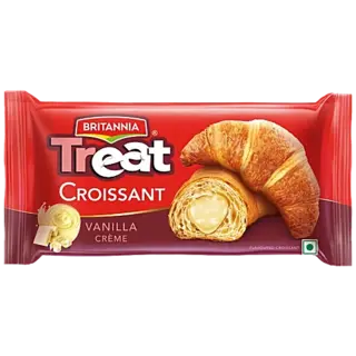 Britannia Treat Croissant Vanilla Creme Roll