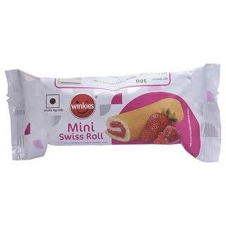 Winkies Mini Swiss Roll Threeberry Jam