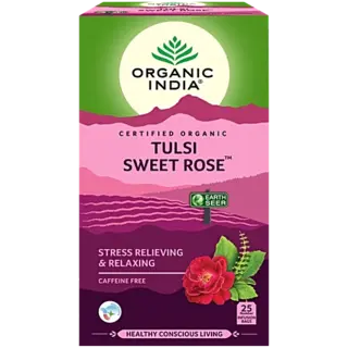 Organic India Infusion Tea Tulsi Sweet Rose