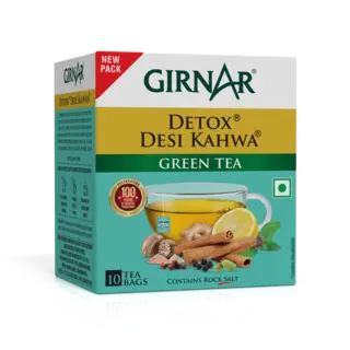 Girnar Green Tea Bags Detox Desi Kahwa