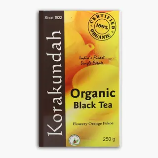 Korakundah Organic Black Tea With Flowery Orange Pekoe