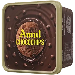 Amul Tub Choco Chips 1Lt