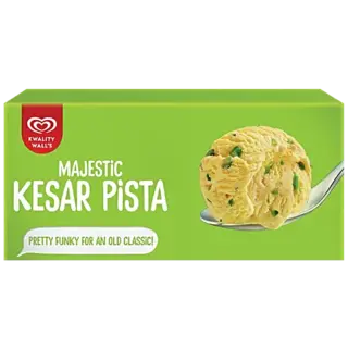 Kwality Wall's Frozen Dessert - Majestic Kesar Pista