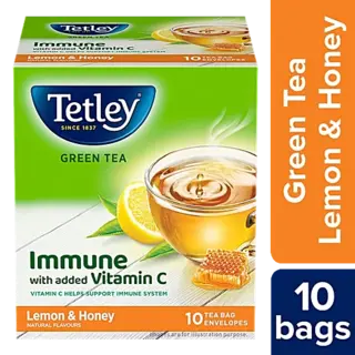 Tata Tetley Tea Bag Green Tea Lemon & Honey
