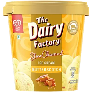 Kwality Walls Ice Cream Crunchilicious Butterscotch Tub