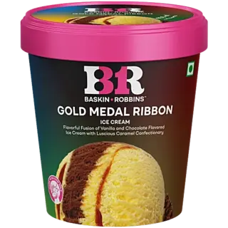 Baskin Robbins Ice Cream Gold Medal Ribbon