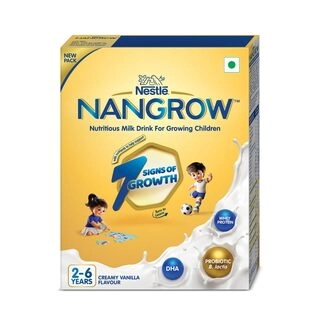 Nangrow Nutritious Milk Drink For Growing Children,Creamy Vanilla Flavour 2-6 Years 