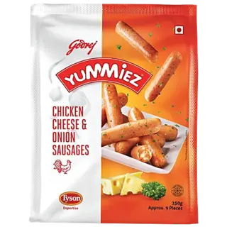Yummiez Chicken Cheese & Onion Sausages