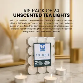 Iris Tea Light Candle Pack