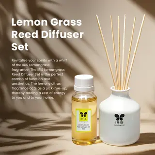 Iris Reed Diffuser Lemon Grass