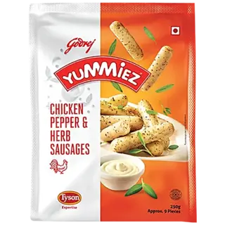 Yummiez Chicken Pepper & Herb Sausages