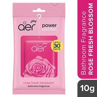 Godrej Aer Power Pocket Long Lasting Bathroom Fragrance Fresh Blossom
