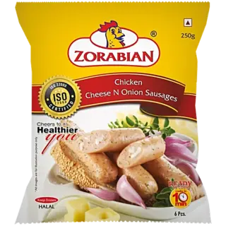 Zorabian Chicken Cheese N Onion Sausages