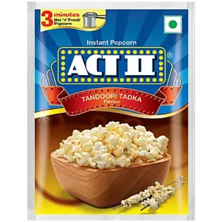 ACT 2 Tandoori Tadka Flavour Instant Popcorn,