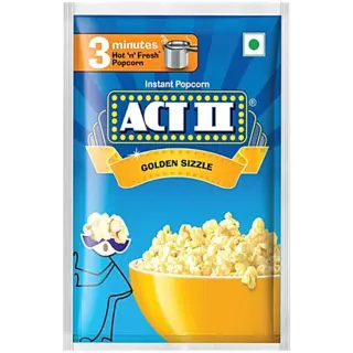 ACT 2 Golden Sizzle Classic Salted Instant Popcorn
