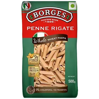 Borges Pasta Whole Wheat Penne Rigate
