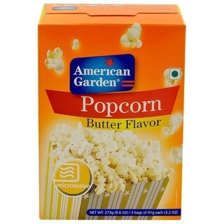 American Garden Microwave Popcorn - Butter,