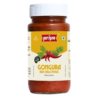 Priya Pickle Gongura & Red Chilli