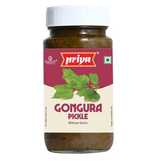 Priya Gongura Pickle with Garlic