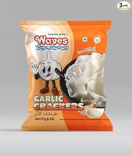 Waves Garlic Wafers