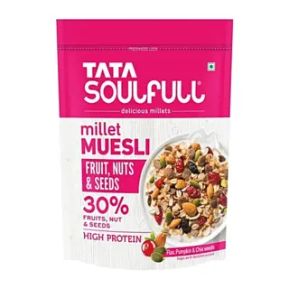Tata Soulfull Millet Muesli - With 30% Fruit Nuts & Seeds