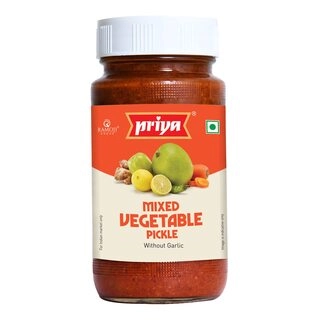 Priya Mixed Vegetable Pickle without Garlic