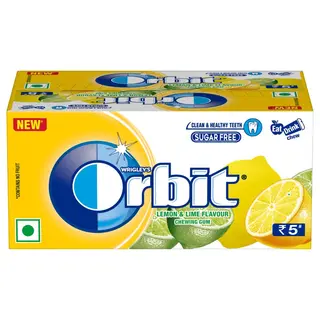 Orbit Sugar Free Lemon & Lime Flavour Chewing Gum
