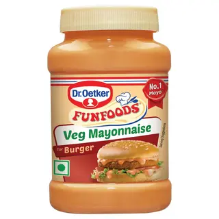 Funfoods Veg Burger Mayonnaise 
