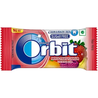 Orbit Mixed Fruit Sugar Free Chewing Gum