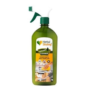 Herbal Strategi Kitchen Cleaner Spray Natural Disinfectant & Insect Repellent