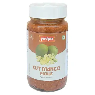 Priya Cut Mango Pickle Without Garlic 