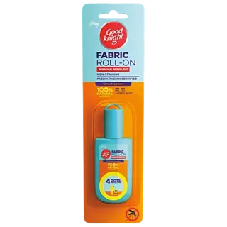 Good Knight Mosquito Repellent Fabric Roll On 100% Natural Actives Citrus Fragrance