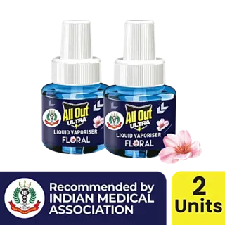 All Out Ultra Liquid Vaporizer Floral Fragrance Mosquito Repellent Refill