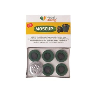Herbal Strategi Moscup Herbal Instant Sambrani Cups